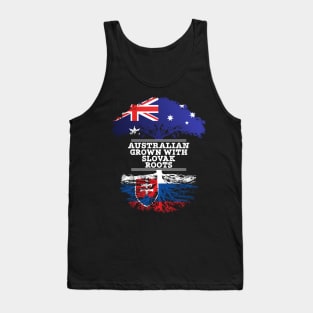 Australian Grown With Slovak Roots - Gift for Slovak With Roots From Slovakia Tank Top